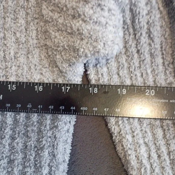 Softies Slouch Turtleneck Lounger Dress Marshmallow Gray Chenille‎ XS Oversized - Picture 3 of 7